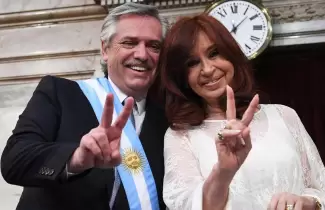 Alberto Fern�ndez y Cristina Fern�ndez