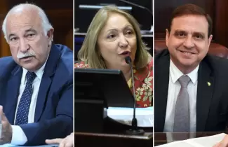 Mario Fiad, Silvia Giacoppo y Guillermo Snopek