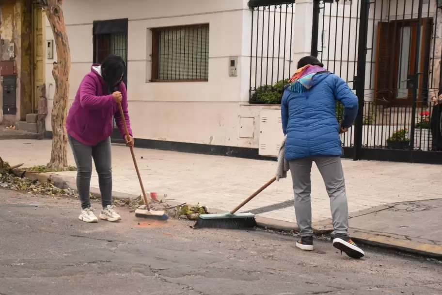 Solidaridad en barrio Gorriti