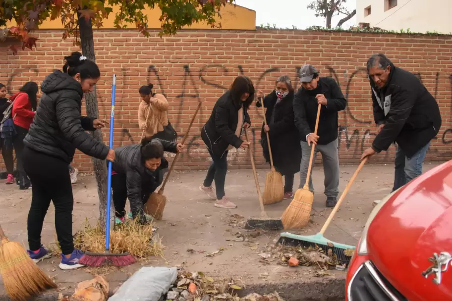 Solidaridad en barrio Gorriti