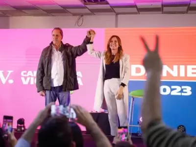 Scioli y Tolosa paz