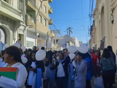 marcha blanca en San Salvador de Jujuy