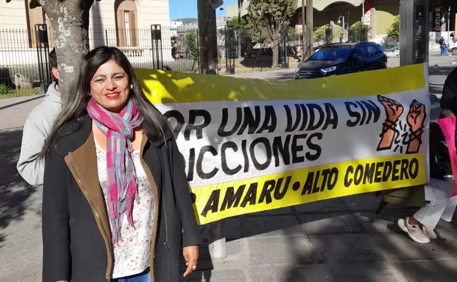 Pamela Flores, referente de Por una vida sin adicciones