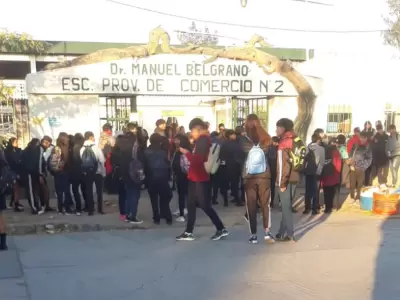Protesta de alumnos en Jujuy en contra de la Reforma