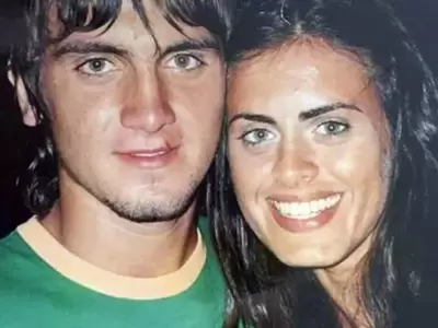 Silvina Luna junto a su hermano Ezequiel