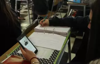 Celular en el aula