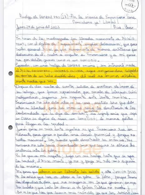 Cartas de Marcela Acuña