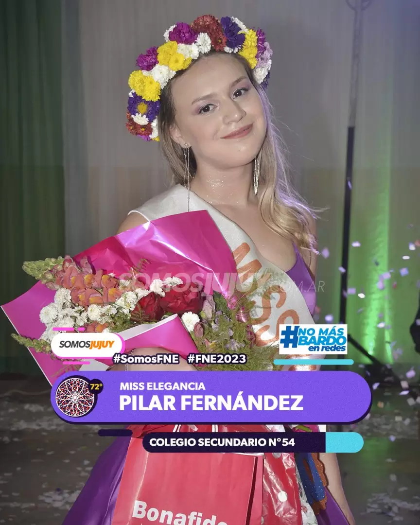 miss elegancia del colegio secundario N54