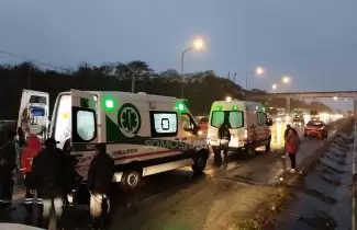 Accidente vial en Alto Comedero