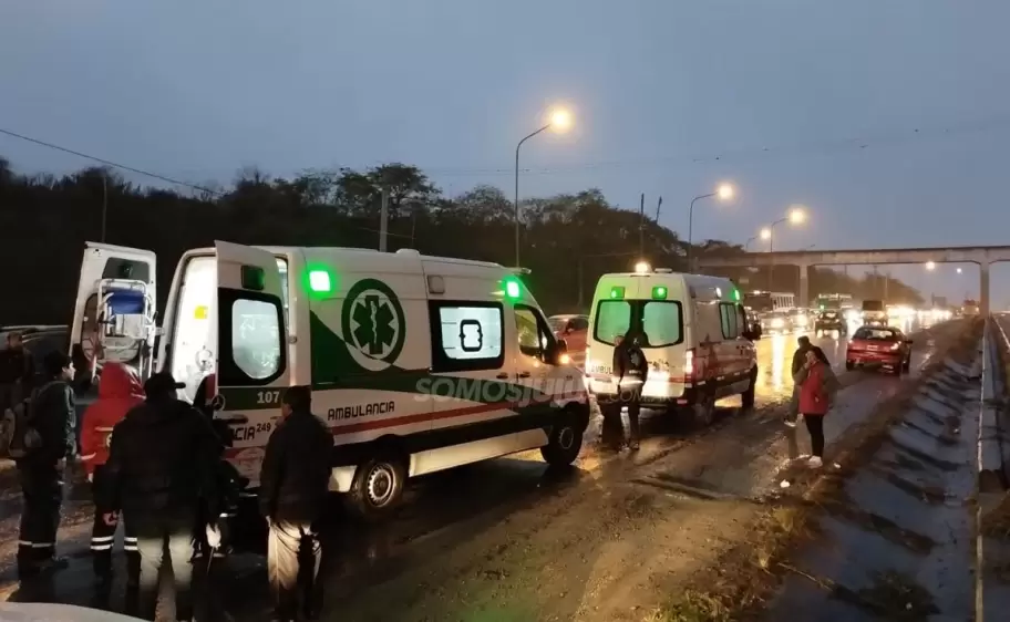 Accidente vial en Alto Comedero