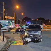 Accidente vial en Malvinas