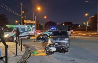 Accidente vial en Malvinas