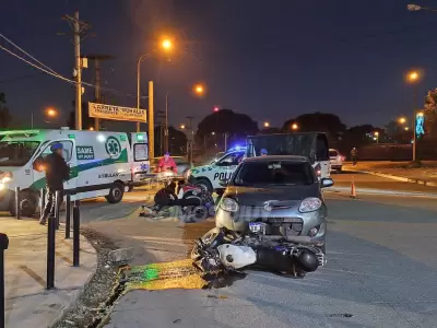 Accidente vial en Malvinas