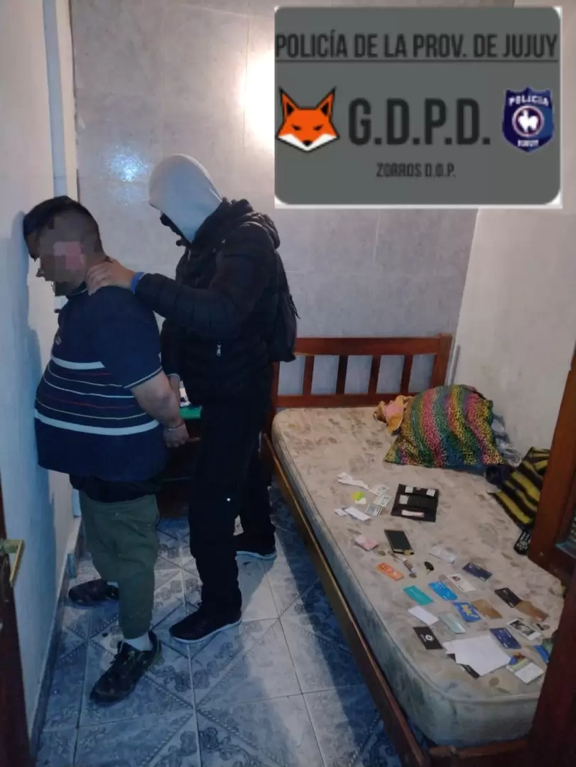 El sujeto fue aprehendido en un hospedaje