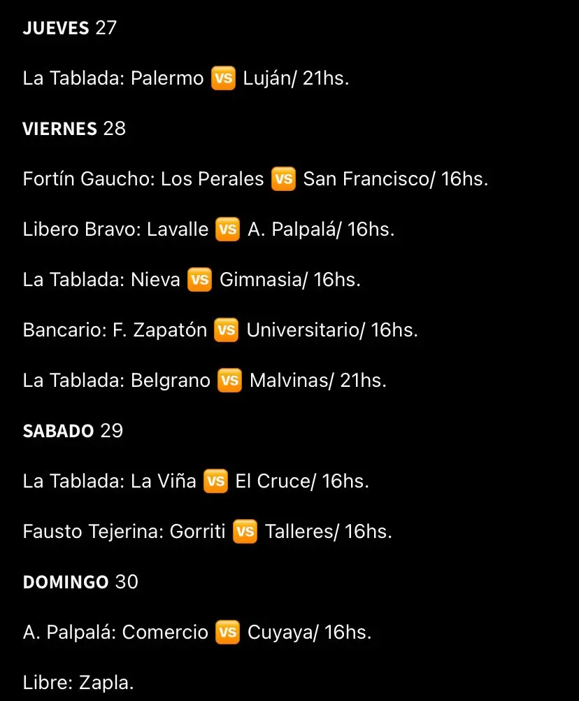 fixture liga juje�a pen�ltima fecha