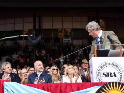 Larreta en la inauguraci�n de la exposici�n rural de Palermo