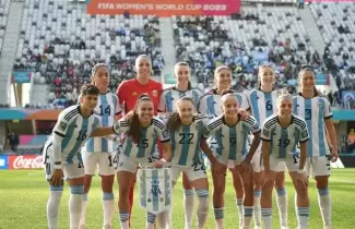 Equipo femenino de la seleccin Argentina.
