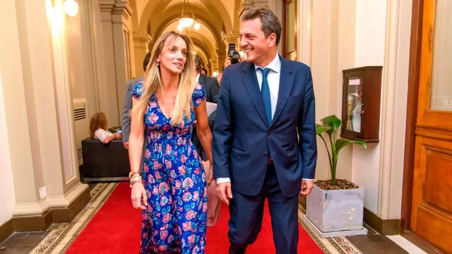 Malena Galmarini y Sergio Massa