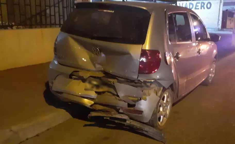 auto chocado las heras