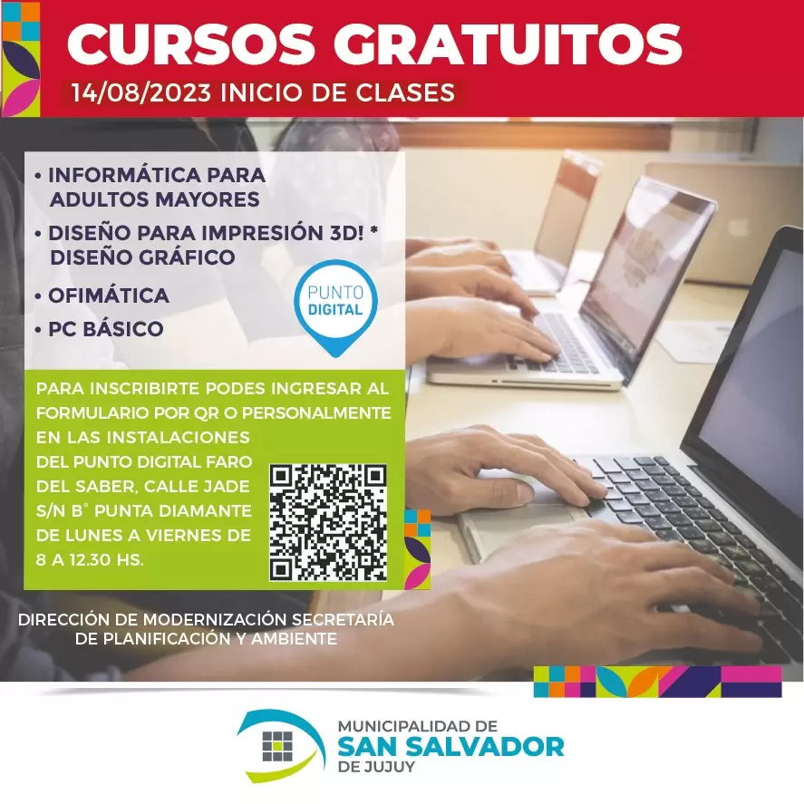 Talleres en la capital de Jujuy