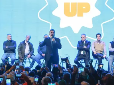 Sergio Massa en acto con la CGT