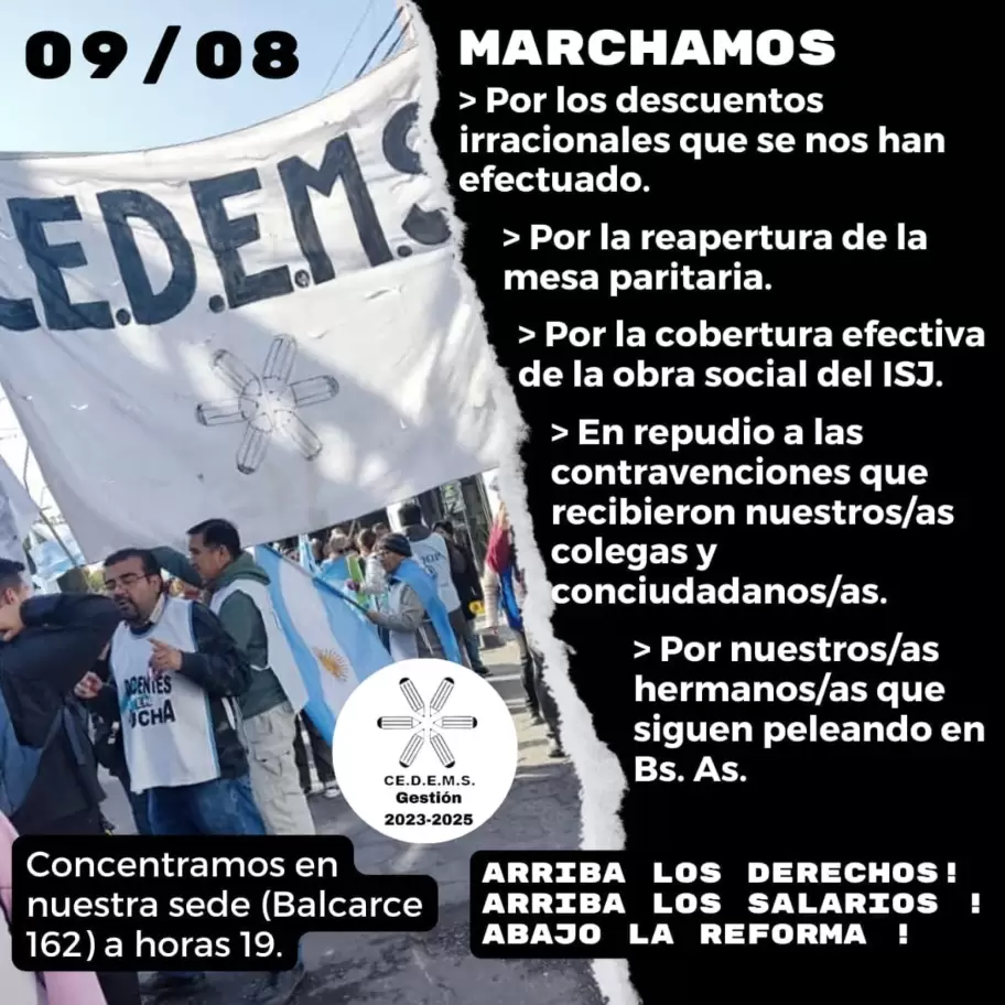 Convocatoria de Cedems