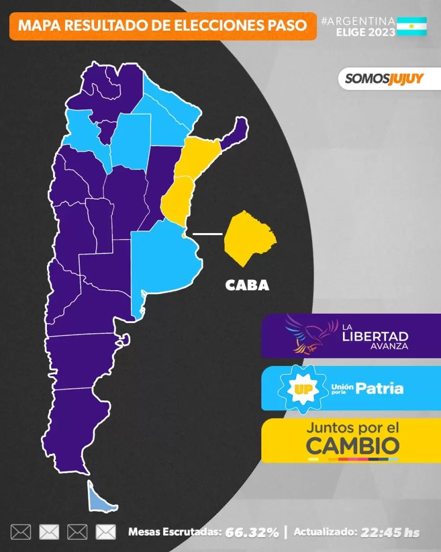 El mapa de las elecciones