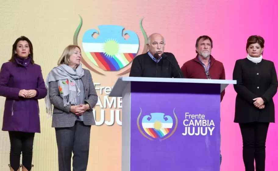 Conferencia en el b�nker de Cambia Jujuy - PASO 2023