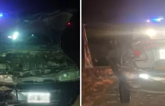accidente de auto en ruta 34