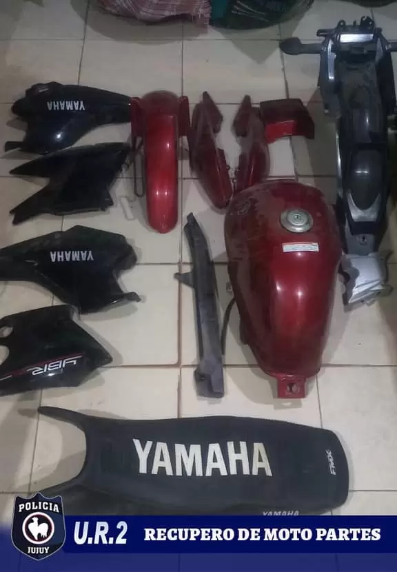 recupero de moto partes