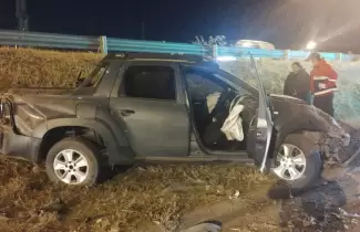 Accidente vial sobre avenida Savio