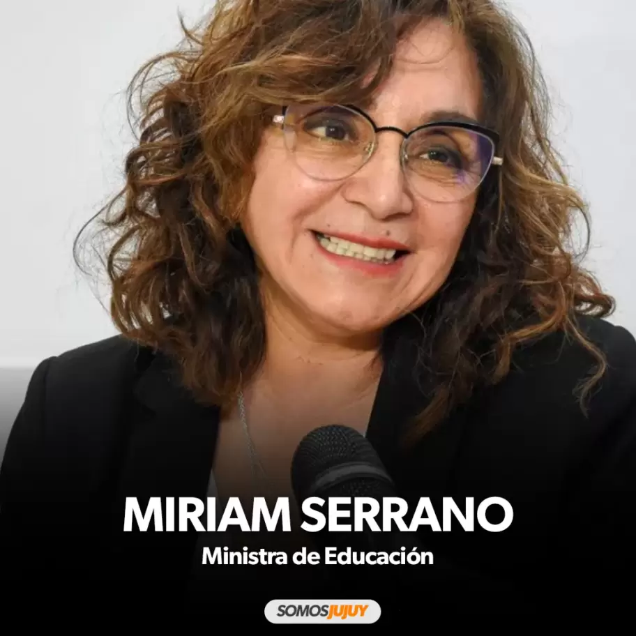 Miriam Serrano, ministra de Educación