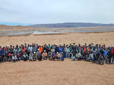 Visita de estudiantes a Cauchari