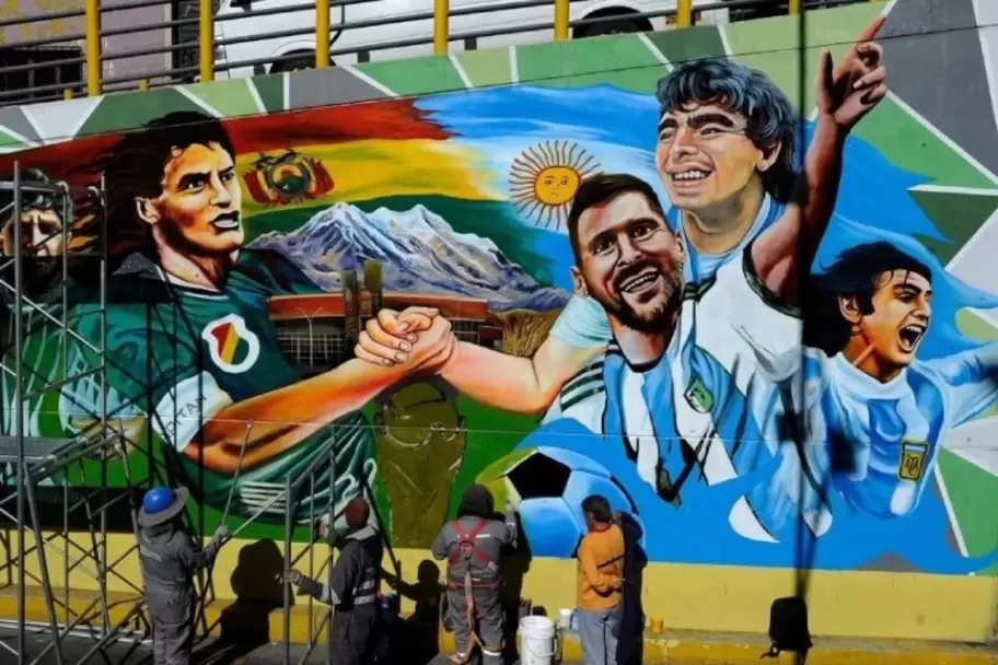 Mural en Bolivia