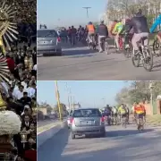 Biciperegrinos pasaron por Jujuy rumbo a la fiesta del Milagro en Salta
