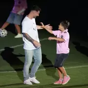 Thiago Messi hizo su debut en la Sub 12 de Inter Miami: las primera im�genes