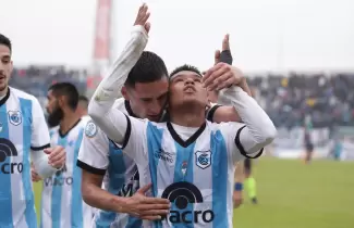 Gimnasia de Jujuy - Francisco Maidana festejando un gol.