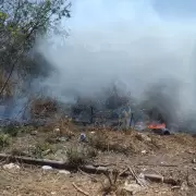 Un grupo de personas provocó un incendio de pastizales en Alto Comedero y se fugó