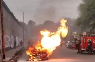 incendio de auto