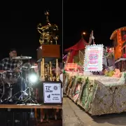 Entrega de premios: el Colegio del Salvador hizo su paso con msica en vivo en manos de un baterista