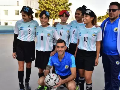 Las Murcielagas - seleccionado argentino campe�n del mundo en futbol para ciegos.