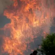 Por los incendios, evacuaron a un pueblo entero en Crdoba