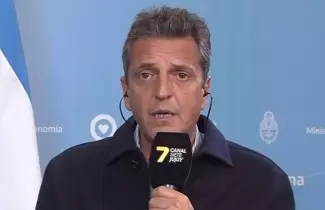 Sergio Massa en Canal 7