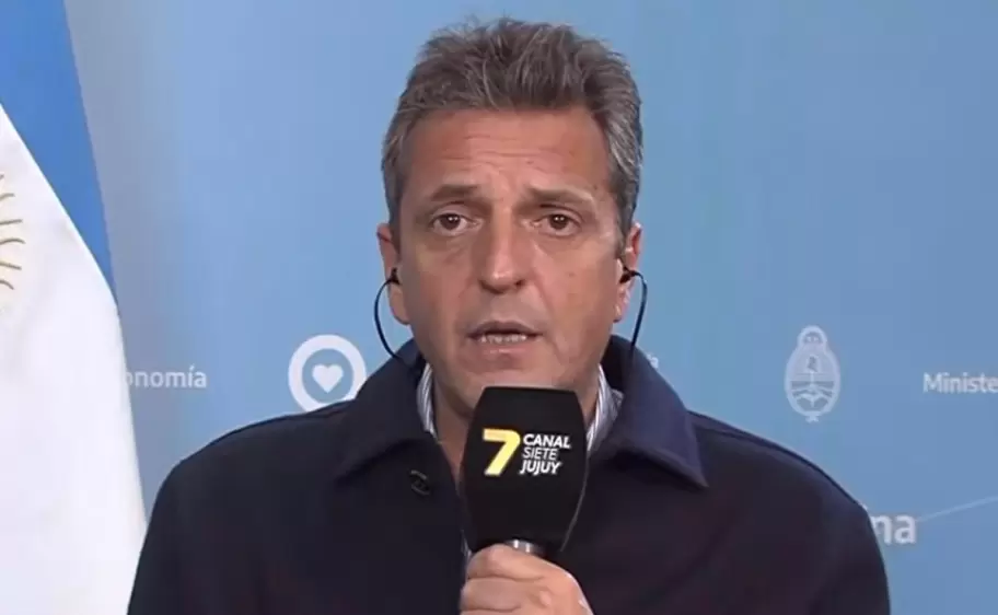 Sergio Massa en Canal 7