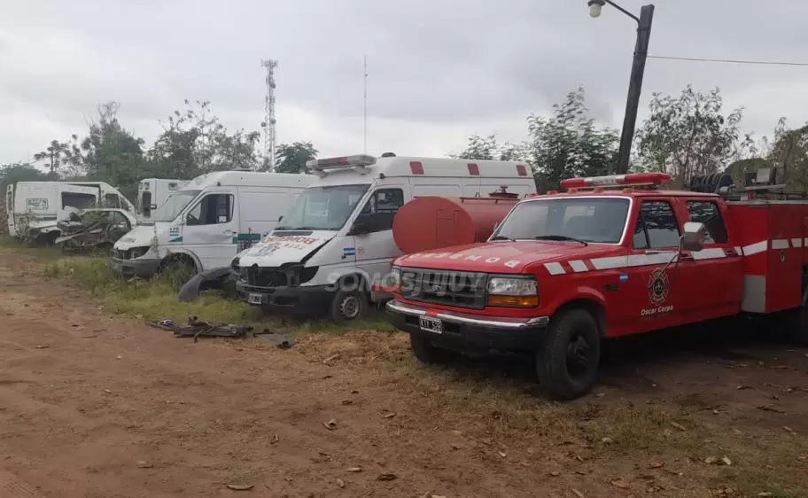 Robo en el cuartel de bomberos voluntarios de Libertador