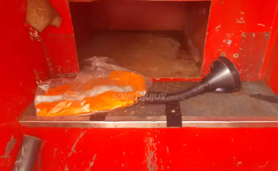 Robo en el cuartel de bomberos voluntarios de Libertador