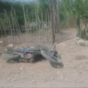 Dos delincuentes circulaban en moto, vieron a la Policía y se dieron a la fuga en San Pedro