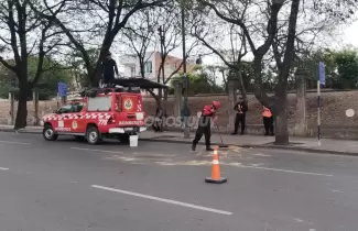 accidente en avenida San Mart�n