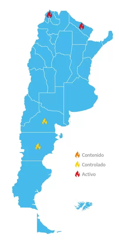 mapa de incendios forestales