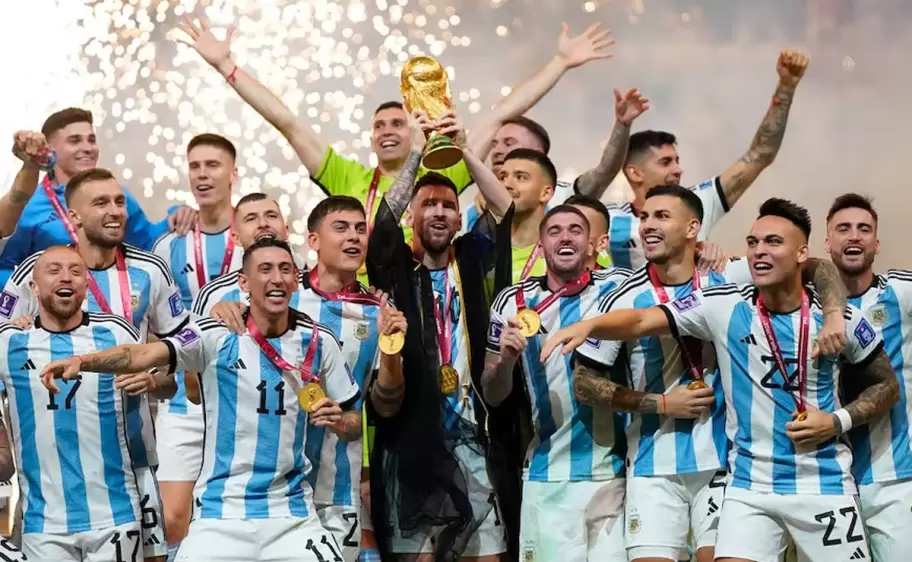 Selecci�n argentina campeona del mundo en Qatar.